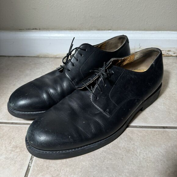 Polo Sport Ralph Lauren Mens 12 D Black Derby Dress Shoes main image 4